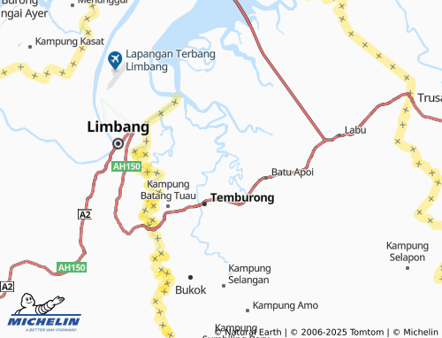 Mapa MICHELIN Kampung Peliunan - ViaMichelin