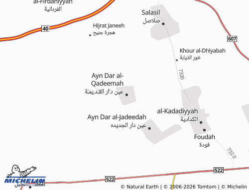 MICHELIN Al Fayha map - ViaMichelin