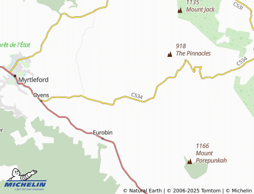 MICHELIN Rosewhite map - ViaMichelin