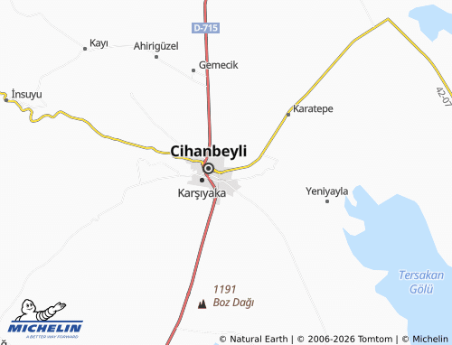 MICHELIN Göktepe map - ViaMichelin