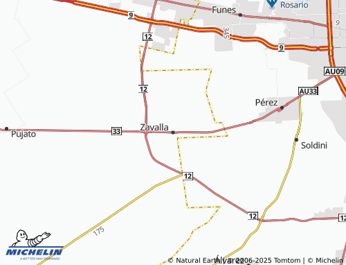 MICHELIN Zavalla map - ViaMichelin