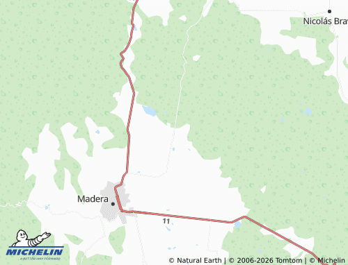 Mappa MICHELIN Nuevo Madera - ViaMichelin