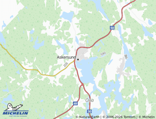MICHELIN-Landkarte Askersund - ViaMichelin