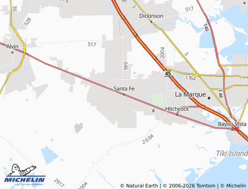 Mapa MICHELIN Santa Fe - ViaMichelin