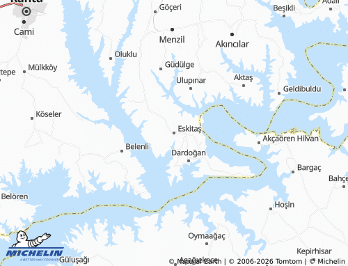 MICHELIN Eskitaş map - ViaMichelin