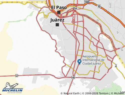 MICHELIN Morelos map - ViaMichelin