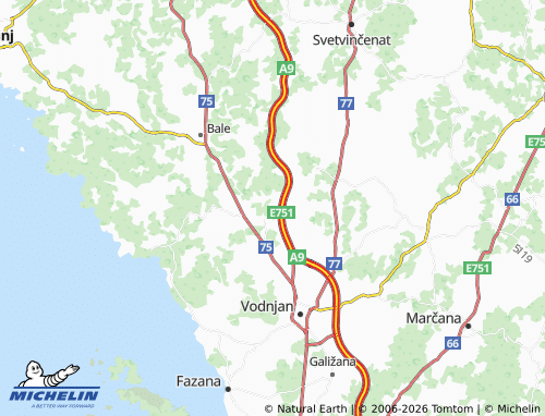 MICHELIN-Landkarte Gajana - ViaMichelin