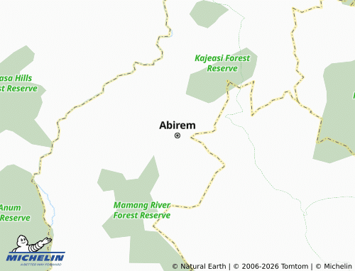 Mapa MICHELIN Abirem - ViaMichelin