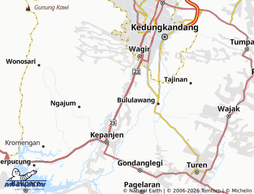 Mapa MICHELIN Pakisaji - ViaMichelin