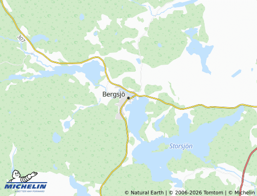 Mapa MICHELIN Bergsjö - ViaMichelin
