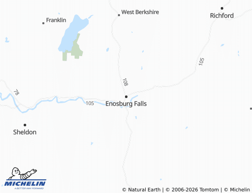 Mappa MICHELIN Enosburg Falls - ViaMichelin