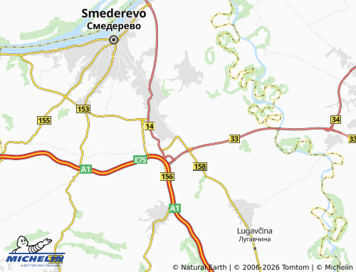 Mapa MICHELIN Vranovo - ViaMichelin