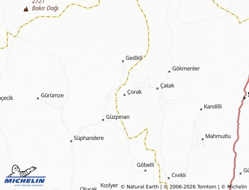 Mappa MICHELIN Çorak - ViaMichelin