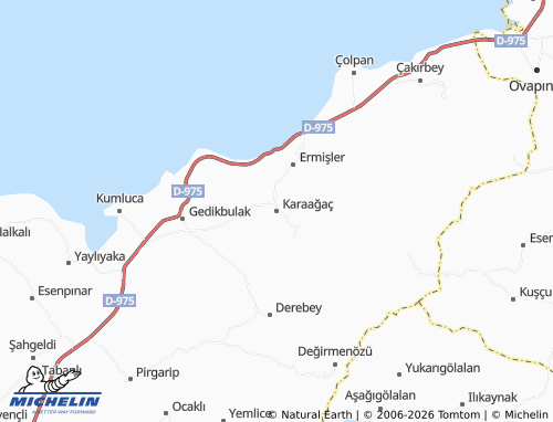 Mappa MICHELIN Karaağaç - ViaMichelin