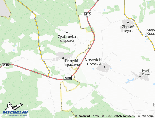 MICHELIN Krasnaya Gora map - ViaMichelin