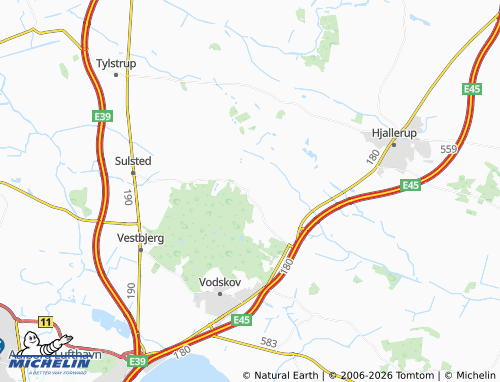 MICHELIN Grindsted map - ViaMichelin