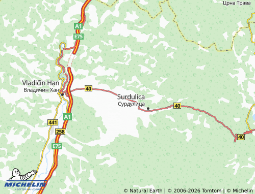 Mapa MICHELIN Belo Polje - ViaMichelin