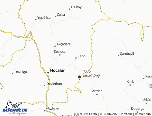 MICHELIN Çepni map - ViaMichelin