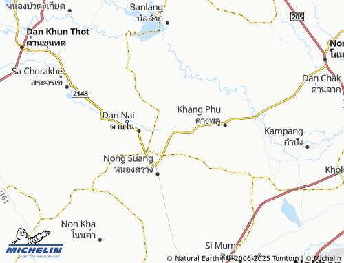MICHELIN Ban Wang map - ViaMichelin