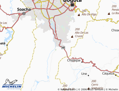 MICHELIN Puerta Al Llano Rural map - ViaMichelin