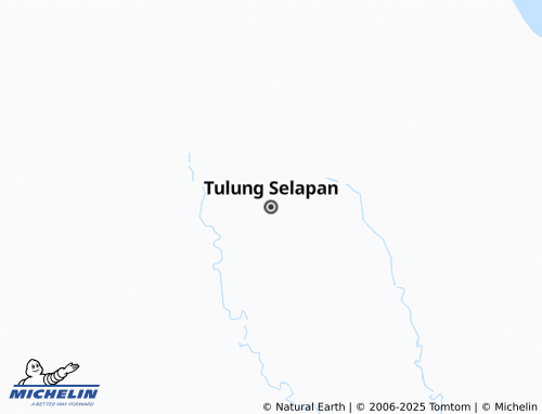 MICHELIN Tulung Selapan map - ViaMichelin