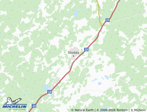 MICHELIN-Landkarte Sösdala - ViaMichelin