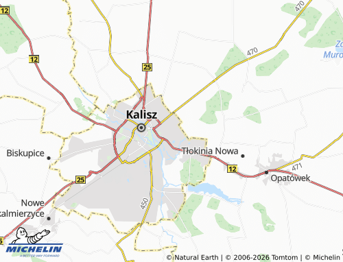 Kaart MICHELIN Tyniec - ViaMichelin