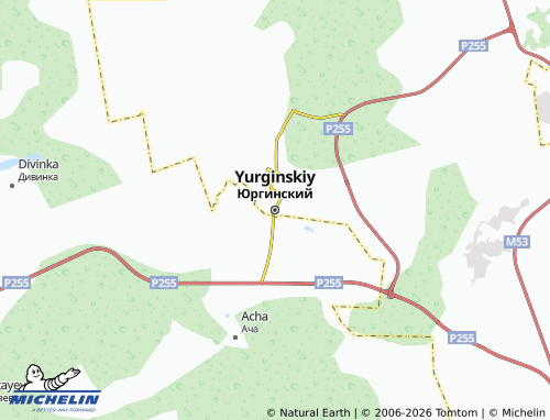 MICHELIN-Landkarte Yurginskiy - ViaMichelin