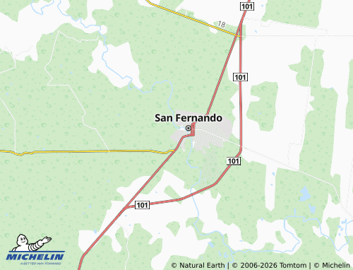 Mapa MICHELIN Lomas de San Fernando - ViaMichelin