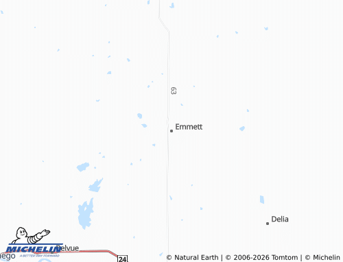 Mappa MICHELIN Emmett - ViaMichelin