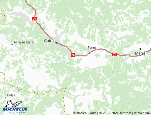 Mappa MICHELIN Pătrângeni - ViaMichelin
