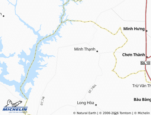 Mapa MICHELIN Minh Tân - ViaMichelin