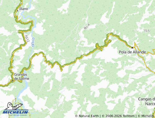 MICHELIN-Landkarte Lago - ViaMichelin