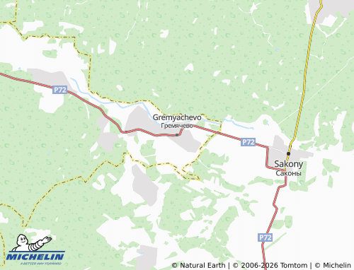 MICHELIN-Landkarte Gremyachevo - ViaMichelin