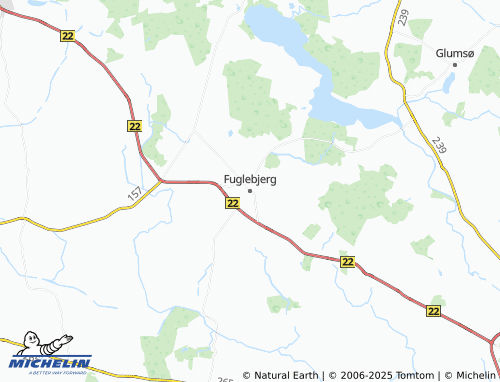 Carte MICHELIN Fuglebjerg - ViaMichelin