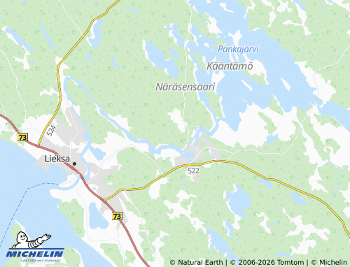 MICHELIN-Landkarte Ojala - ViaMichelin