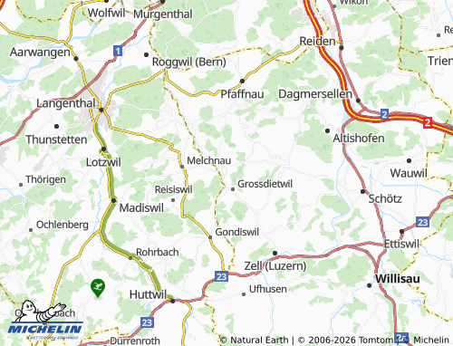 MICHELIN-Landkarte Altbüron - ViaMichelin