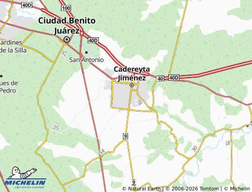 Mappa MICHELIN Adolfo López Mateos Primer Sector - ViaMichelin