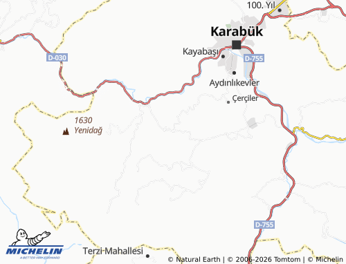 Mappa MICHELIN Kahyalar - ViaMichelin