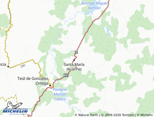 Mappa MICHELIN Nueva Santa María - ViaMichelin