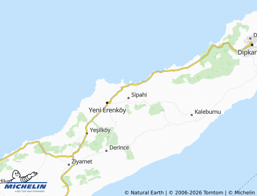 Mapa MICHELIN Sipahi - ViaMichelin