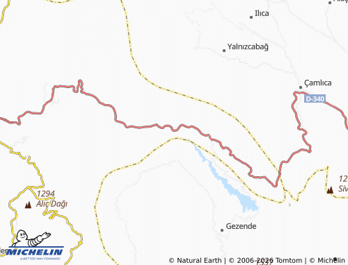 MICHELIN Evsin map - ViaMichelin