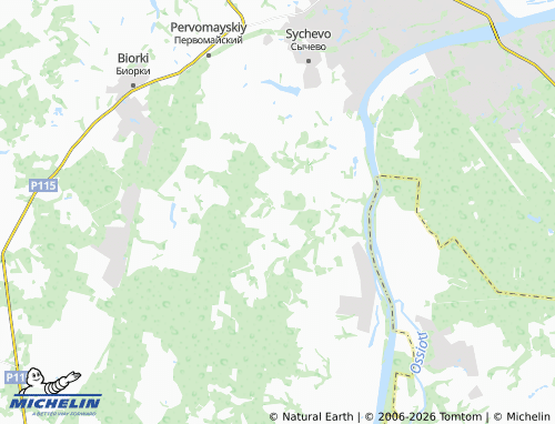 Carte MICHELIN Mikheyevo - ViaMichelin