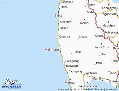 MICHELIN Binocaran map - ViaMichelin