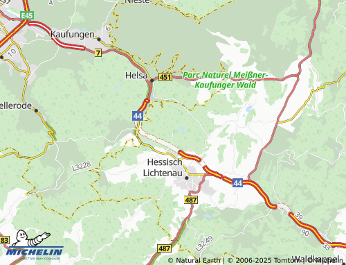 Carte MICHELIN Hirschhagen - ViaMichelin
