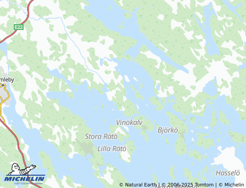 MICHELIN Vinö map - ViaMichelin