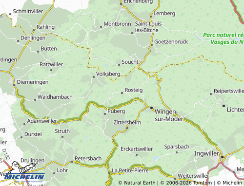 Mapa MICHELIN Rosteig - ViaMichelin