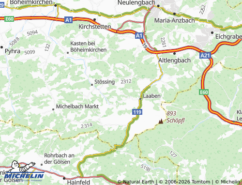 MICHELIN Pirat map - ViaMichelin