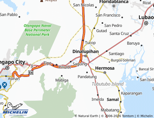 MICHELIN Luacan map - ViaMichelin