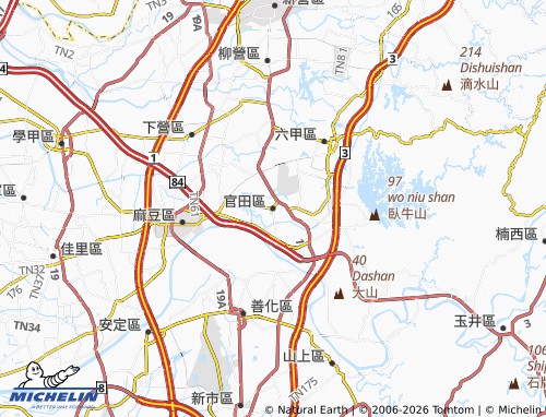 Mappa MICHELIN guan tian qu - ViaMichelin
